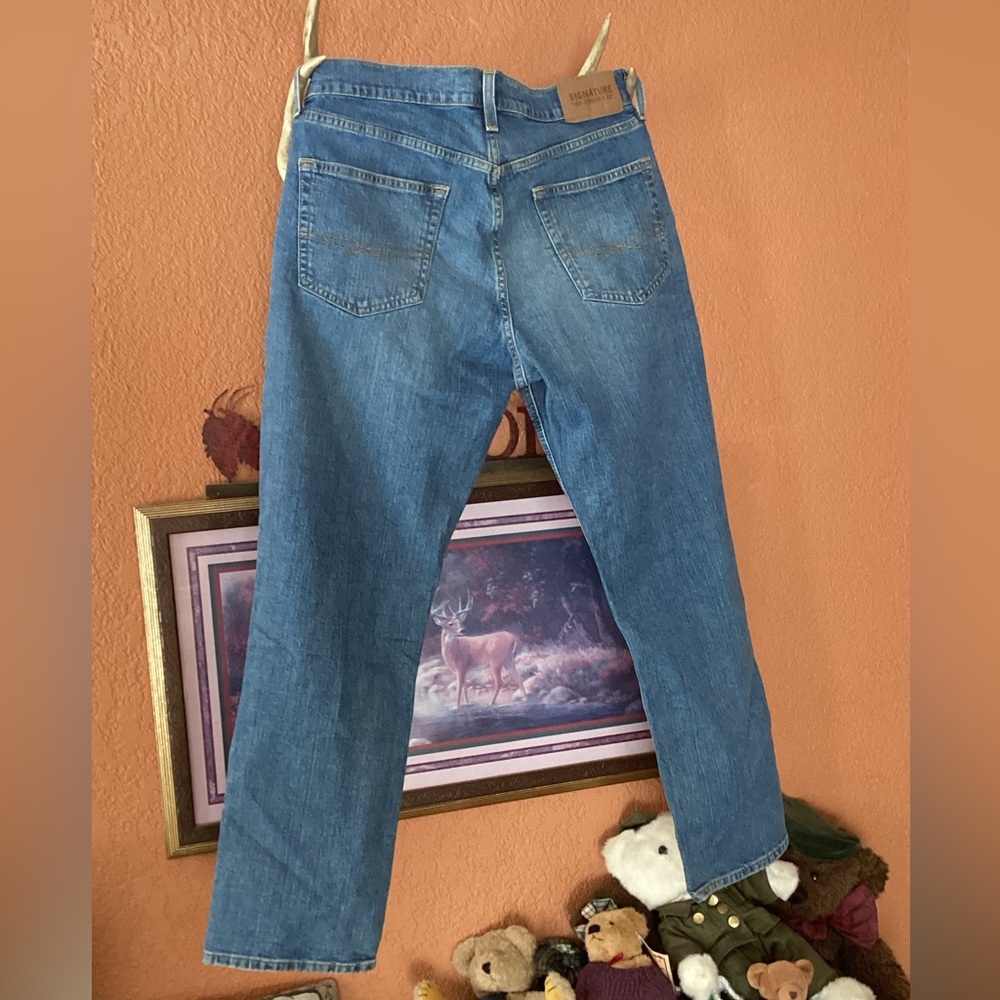 👖 LEVI SIGNATURE S67 ATHLETIC JEANS  32” X 28/29” VNUC   👖Soft Blue Comfort